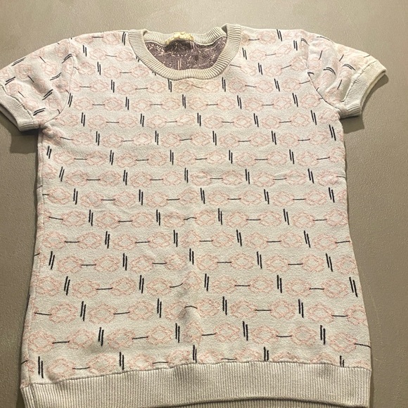 Tulle Pink and Gray Patterned Skirt - Picture 2 of 3